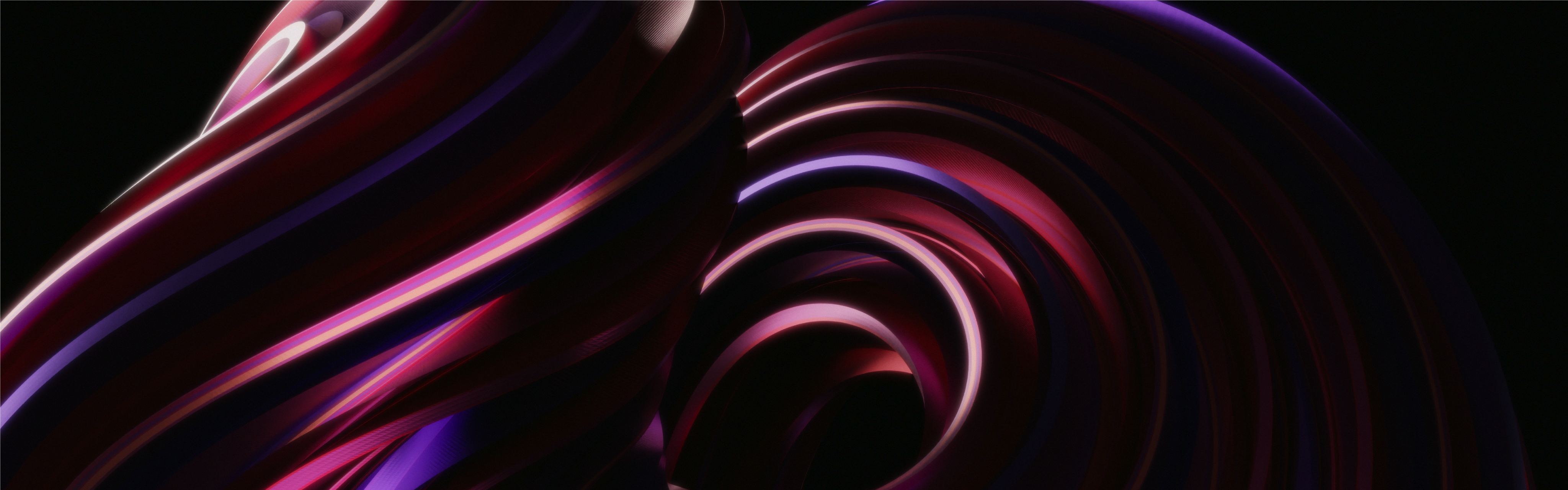 Abstract magenta wave illustration